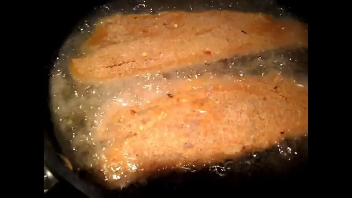 Fried pollock: video recipe