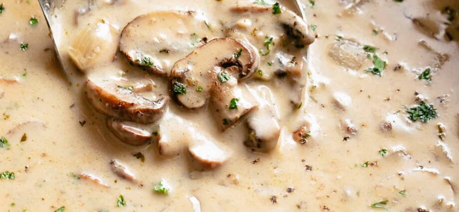 Frozen white mushroom soup: how to cook? Video