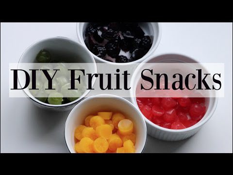 Fruit gummies. Video recipe