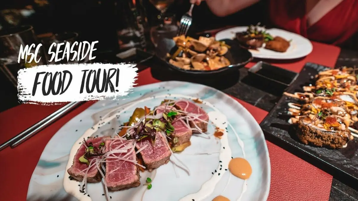 Gastronomy on board MSC cruises