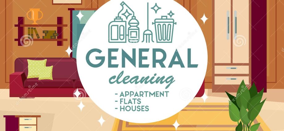 General cleaning of the apartment: from A to Z