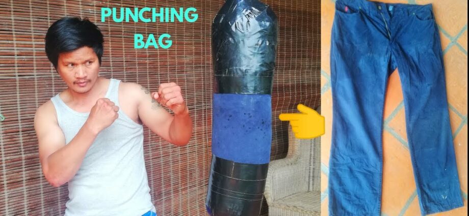 Get a punching bag to get in shape at home