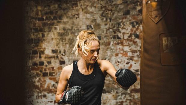 Get a punching bag to get in shape at home