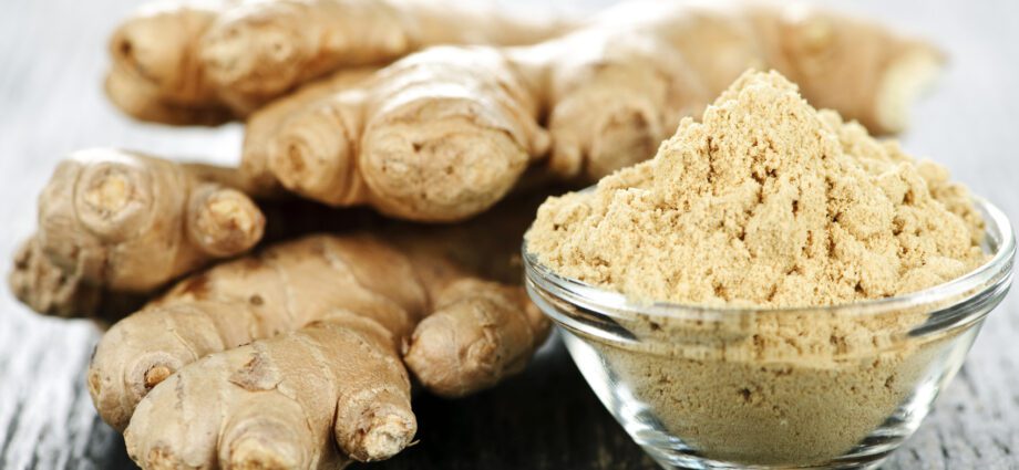 Ginger is said to reduce muscle pain caused by physical activity