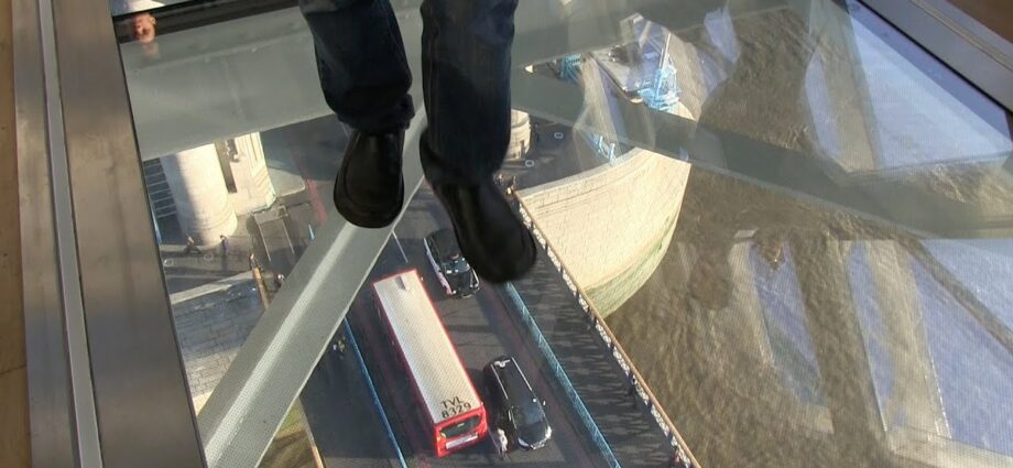 Glass floors. Video