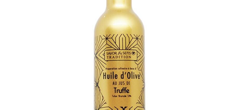 Gold to savor, delicatessen with olive oil