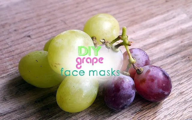 Grape face mask. Video reviews