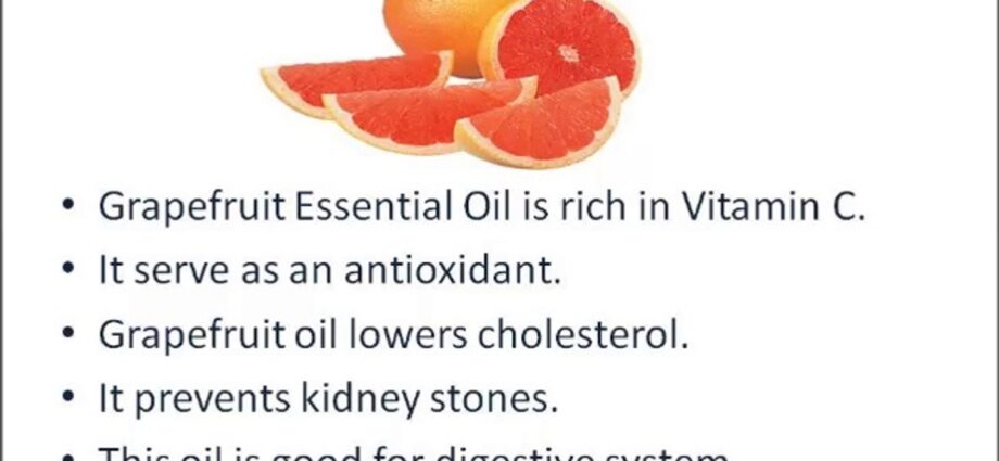 Grapefruit essential oil: Video