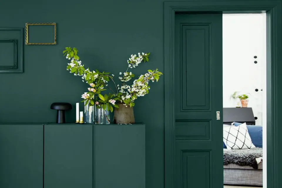 Green in the interior, photo