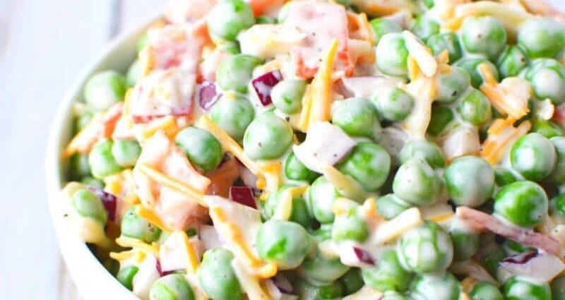 Green pea salads: faigofie fua. Vitio