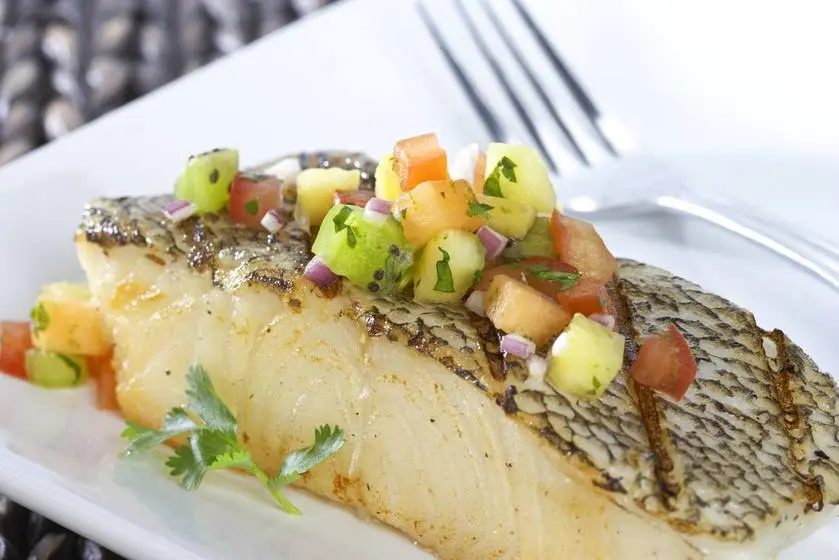 Grilled seabass: recipe with video