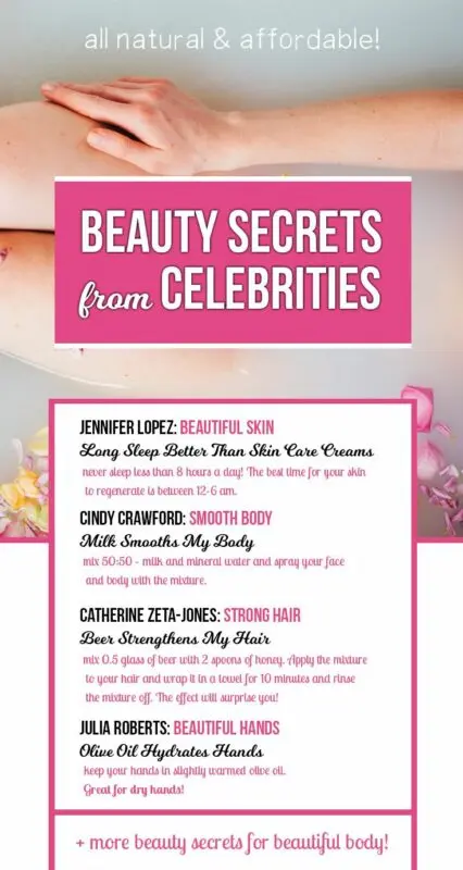 Hair and body beauty secrets