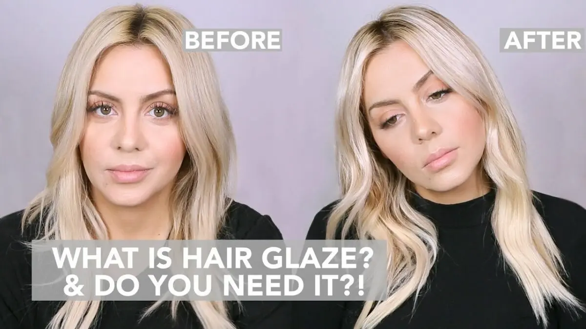 Hair glazing procedure. Video