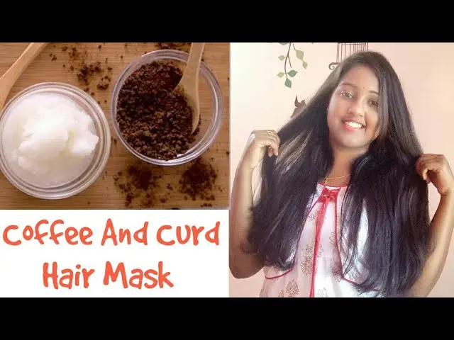 Hair mask with coffee. Video recipe