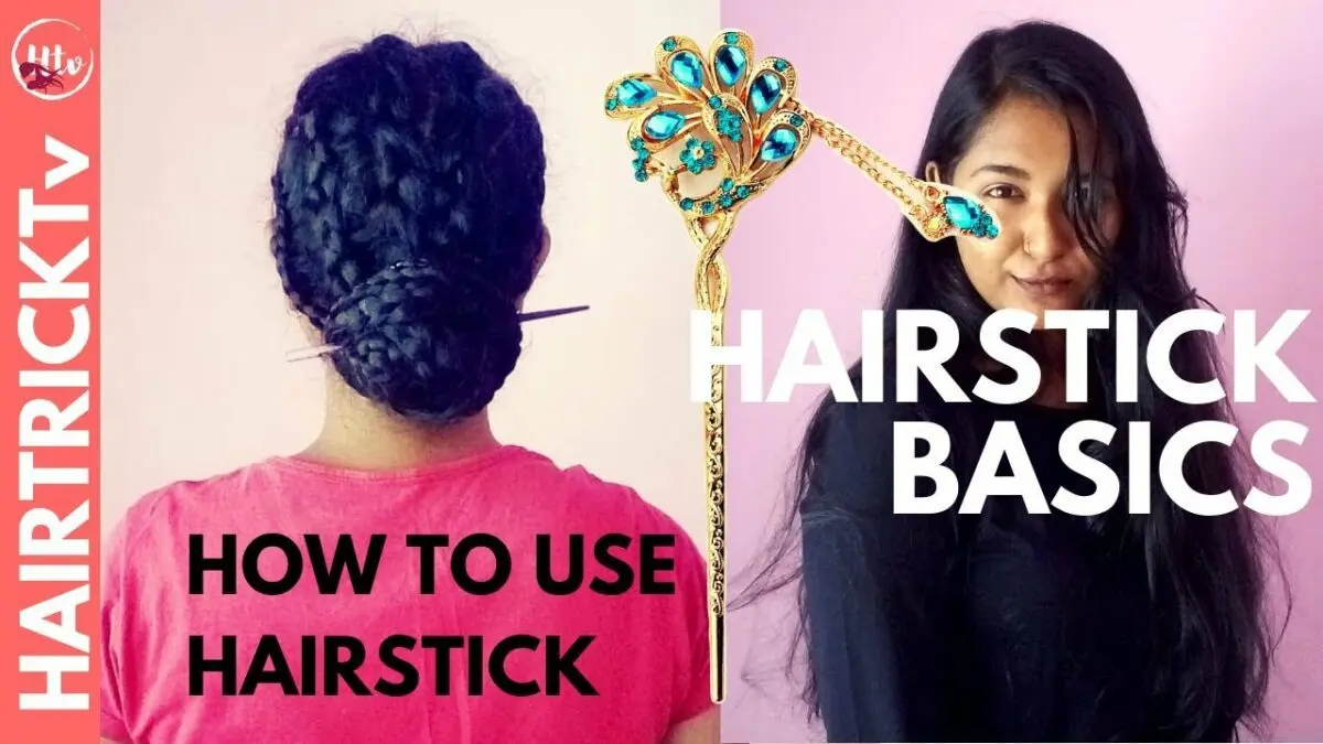 Hair sticks: how to pin correctly? Video