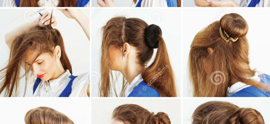 hairstyle for corporate: photo, instruction