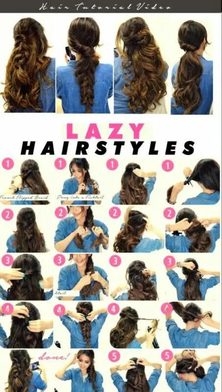 Hairstyles for every day in 5 minutes