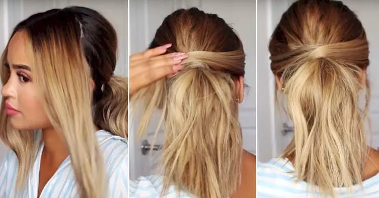 Hairstyles for every day in 75 minutes: photo