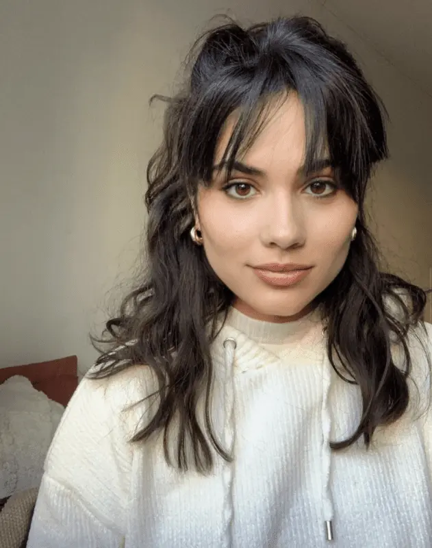 Hairstyles with bangs at home: 10 examples