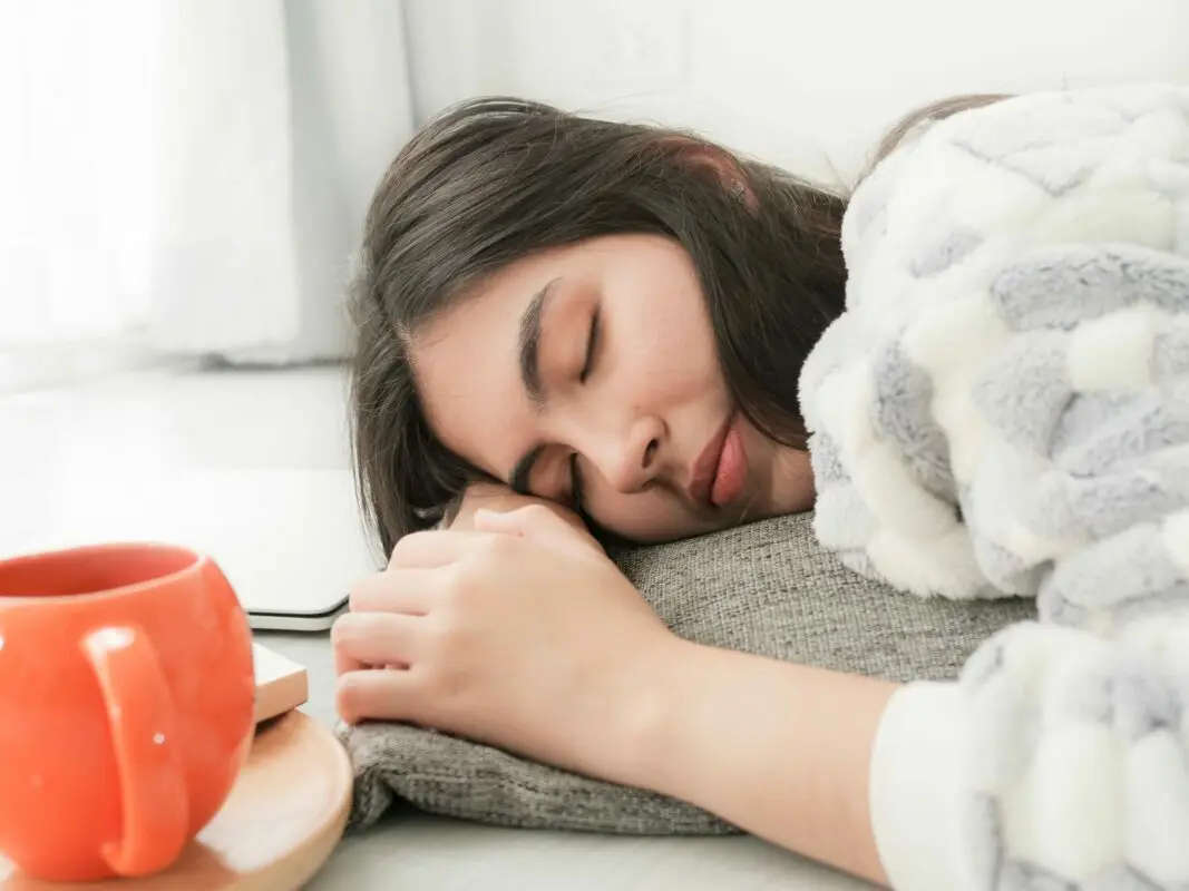 Have a coffee and take a nap in a hotel business