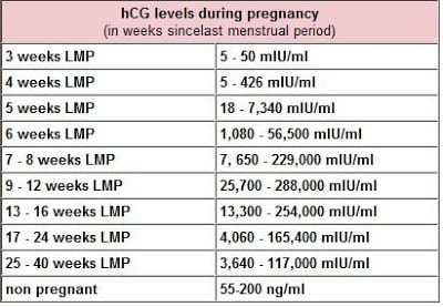 Krevní test HCG na počátku těhotenství