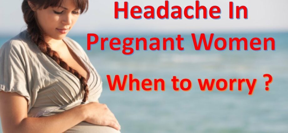 Headache during pregnancy. Video