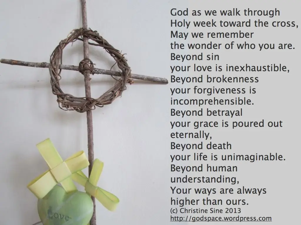 Holy Week has begun: How to end the post correctly