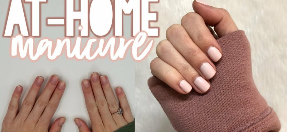 Home manicure, photo, video