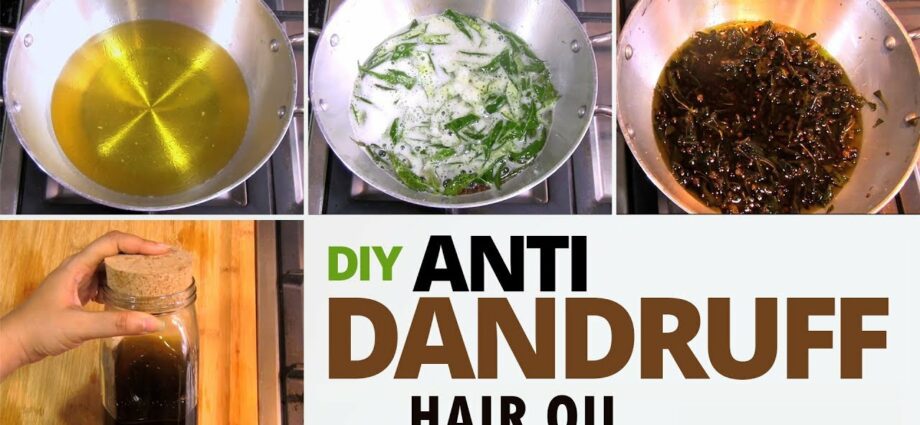 Home remedies for dandruff. Video recipe