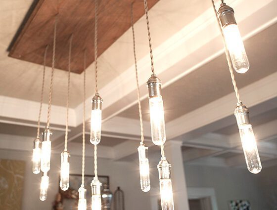 Homemade chandelier with your own hands. Video