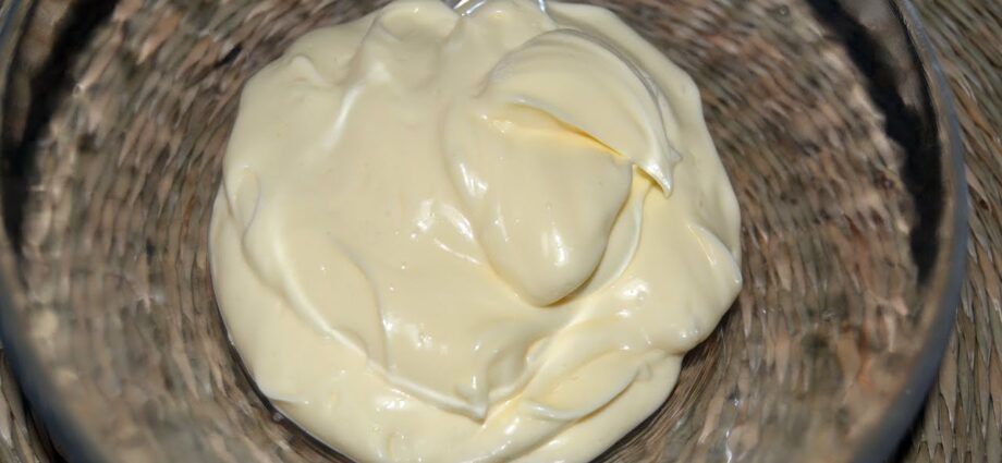 Homemade mayonnaise. Video recipe