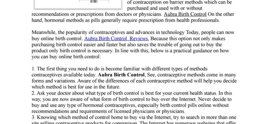 Hormonal contraception, doctors&#8217; reviews