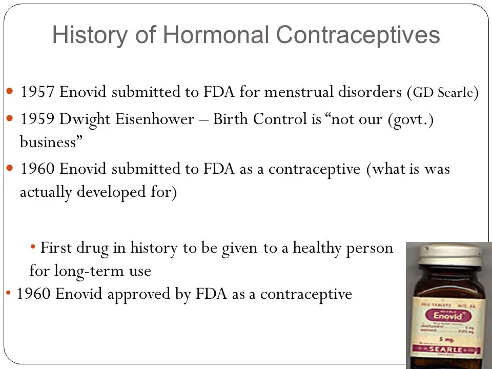 Hormonal contraceptives: a history of development