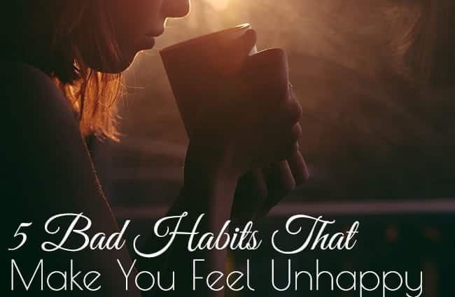 Household habits that make us unhappy