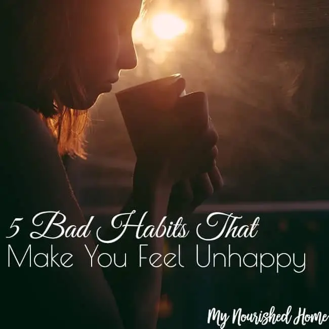 Household habits that make us unhappy