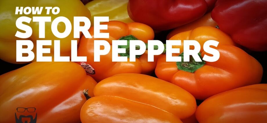 Paano at saan maiimbak nang tama ang mga bell peppers?