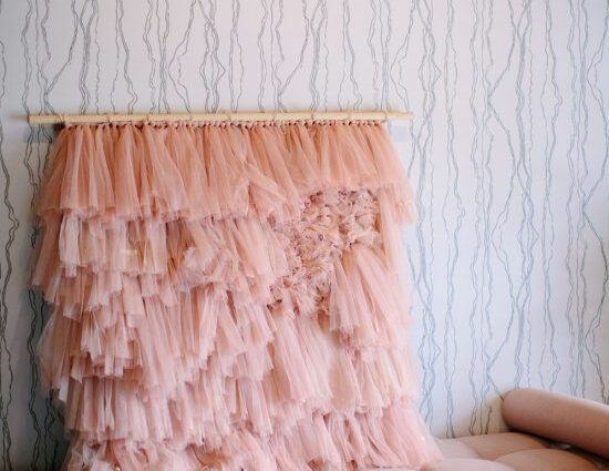 How beautiful to hang tulle, photo