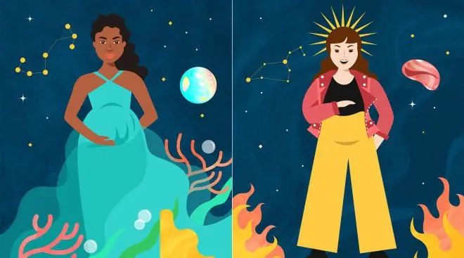 How different signs of the zodiac behave in childbirth