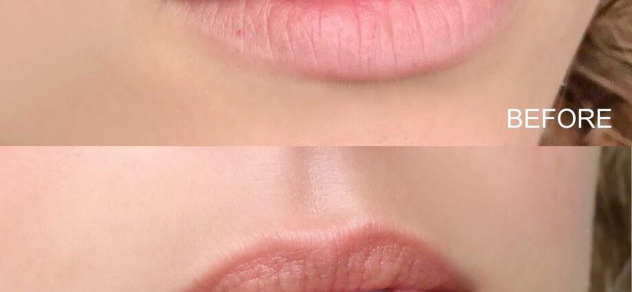 How lip tattooing changes appearance: 20 before and after photos