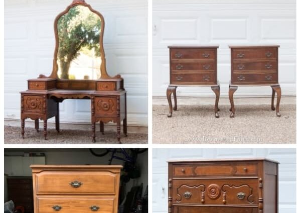 How ordinary paint transforms old furniture: before and after photos