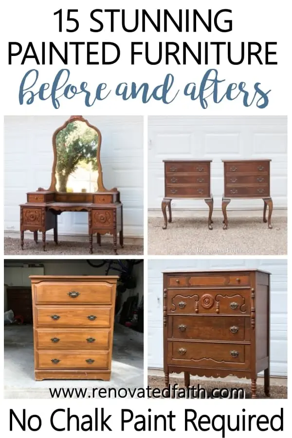 How ordinary paint transforms old furniture: before and after photos