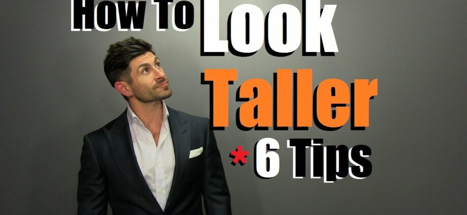 How to appear visually taller? Video