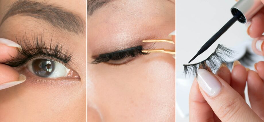 How to apply fake eyelashes like Katy Perry