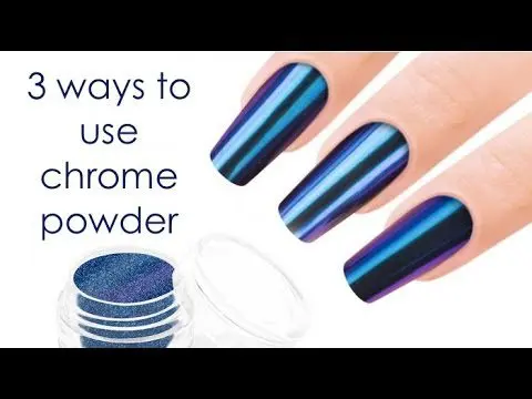 How to apply powder to gel polish