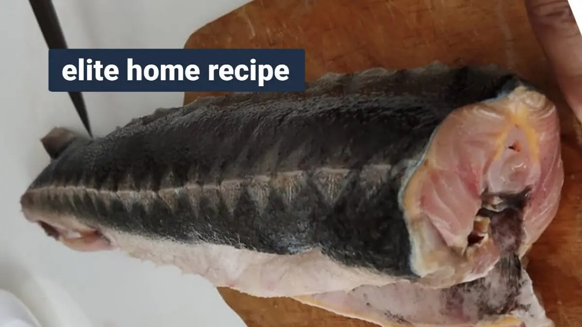 How to bake a sturgeon. Video