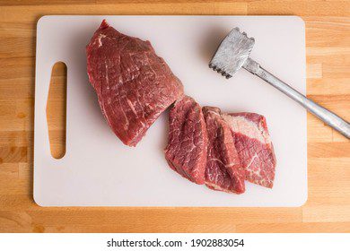 How to beat off meat; how to beat off the meat if there is no special hammer