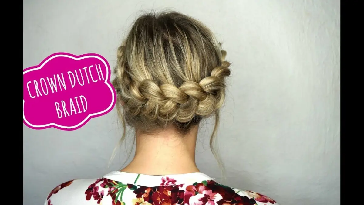 How to braid medium hair. Video