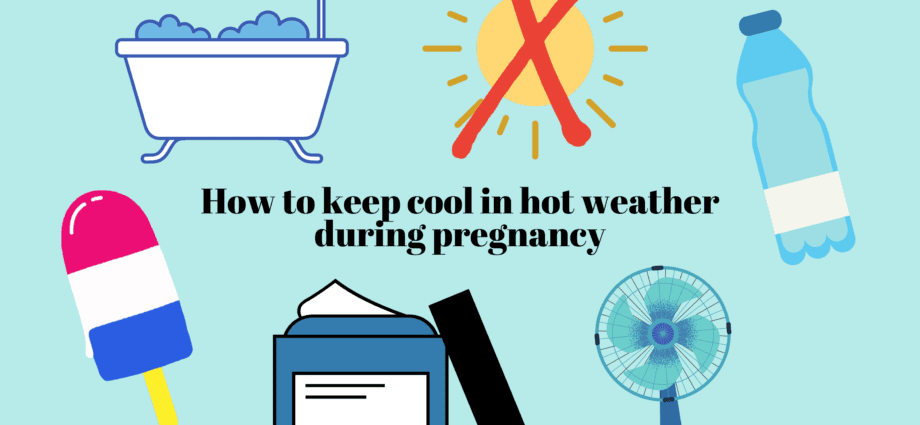 How to bring down the temperature during pregnancy