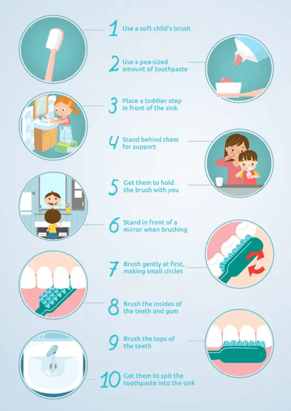 How to brush your child&#8217;s teeth in a year