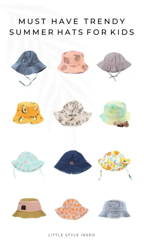 How to choose children&#8217;s hats for the summer: photos